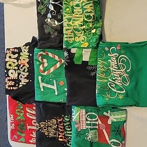 Festive Holiday T-Shirts Collection All Large